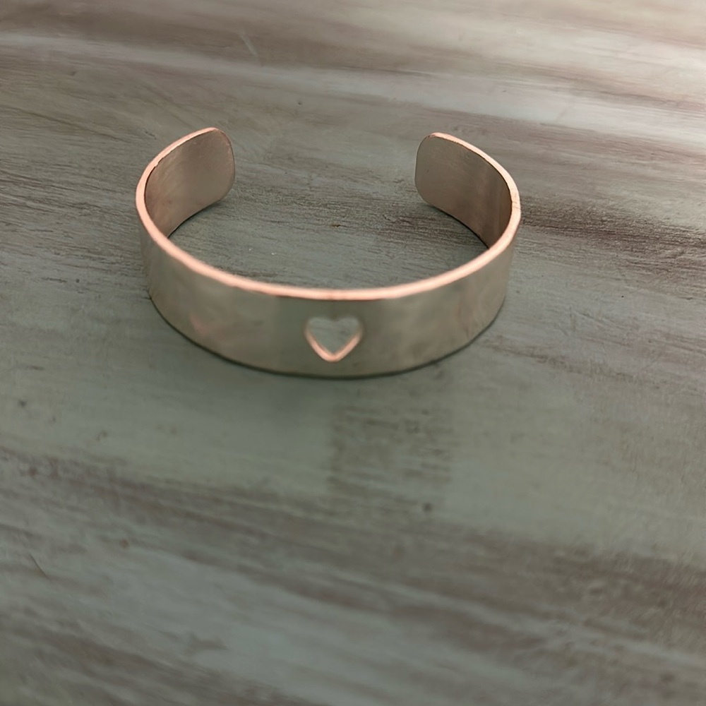 Rustic Cuff heart cuff